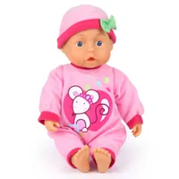 Bayer Design 92866AA - Funktionspuppe First Words Baby mit 24 Lauten, 28 cm, rosa