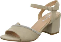 living UPDATED Damen-Sandalette Beige, Farbe:beige/schlamm, EU Größe:39