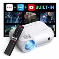 [Wbudowane aplikacje Netflix/Prime] Yoton Projektor Y9 z WiFi, Bluetooth, 450 ANSI Lumen, obsługa 4K, natywna rozdzielczość 1080P Full HD