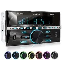 XOMAX XM-R266 Autoradio mit Bluetooth Freisprecheinrichtung, 2.USB mit  Ladefunktion, SD, AUX IN, 1 DIN