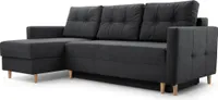 Ecksofa Sofa Couch DL-Klapp-System Schlaffunktion Bettkasten Vena 20 (Metro) Ausführung: LINKS