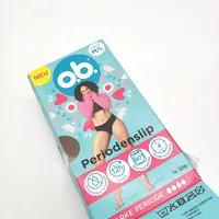 o.b. Periodenslip, wiederverwendbare Periodenunterwäsche bei starker Periode, Menstruationsunterwäsche für bis zu 12 Stunden Auslaufschutz, erhältlich in den Größen XS/S, M/L, XL/XXL (1 Stück)