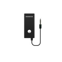 Bluetooth Audio Empfänger - Marmitek BoomBoom 75 - Eingebaute Batterie - Stream über Bluetooth zu Ihrem Autoradio - 8 Geräte - 10 Stunden Akkulaufzeit - A2DP Stereo - Bluetooth zu AUX adapter, black