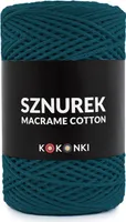 Makramee Baumwollschnur 2mm 200m Petrol Kokonki