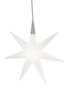 8 seasons LED Pendelleuchte Glory Star in Weiß 3,6W 410lm IP44