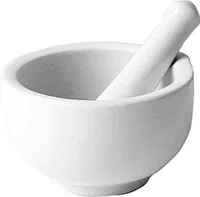 Moździerz ceramiczny Ø8cm biały