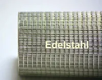 Volierendraht Edelstahl Maschenweite 6,4 mm - Höhe 750 mm - Länge 5 m - punktgeschweißter Draht Maschendrahtzaun Vogeldraht