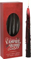 Schwarze Vampirblut Spitzkerzen 8 Stück