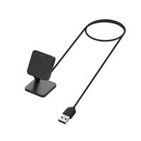 kwmobile USB Ladegerät kompatibel mit Xiaomi Mi Band 7 Pro - USB Kabel Charger Stand - Smart Watch Ladestation - Docking Station - Ladekabel mit Standfunktion