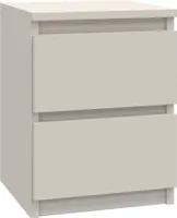 CDF Nachttisch M2 Malwa, Nachtschrank | Farbe: Kaschmir (beige) | Ideal für Schlafzimmer, Kinderzimmer, Teenager | Einfache Montage