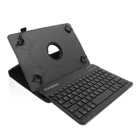 360°-Hülle mit Bluetooth-Tastatur für 10.5" Samsung Galaxy Tab A A8 (2022) in SCHWARZ