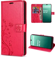 Handy Tasche für Samsung Galaxy A16 5G Hülle Handyhülle Klapphülle Wallet Case Rot
