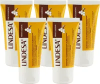 Lindesa Professional 5 x 50 ml  Hautschutz- und Handpflegecreme mit Bienenwachs