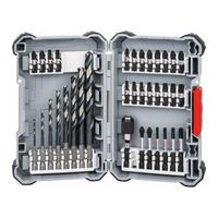 Bosch Set mit 35 Pick and Click Impact Control HSS-Spiralbohrern und -Schraubbits