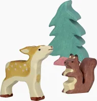 Tierset Waldtiere