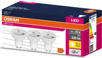 OSRAM 3er-Set LED Strahler VALUE PAR16 2.8W GU10 warmweiss, wie 25W Halogen-Spot 4058075497405