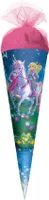Roth Motiv-Schultüte, Magische Einhornreiterin, 22 cm