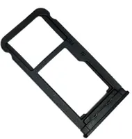 Simkartenhalter und micro-SD Card Fach für Samsung Galaxy Tab A 8.0 (2019), Original Ersatzteil, Schwarz