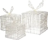 Deko "Geschenke" 90 Mikro-LED 3er Set