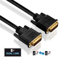 PureLink PI4200-300 PureInstall Serie DVI-Kabel (Dual Link, DVI-D Stecker (24+1) auf DVI-D Stecker (24+1), 30m) schwarz