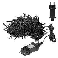 Lichtervorhang 189 LED Warmweiß 200x70cm Außenbeleuchtung