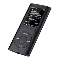 Lecteur MP3/MP4 und Fotobetrachter, E-Book-Reader und Radio FM wird mit 32G-Speicherkarte geliefert(schwarz)