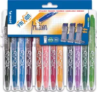 PILOT Tintenroller FRIXION BALL 07 Set2Go, 12er Etui