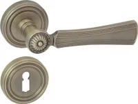 Domino Türdrückergarnitur PETRA-R - WC Türgriff Set In Bronze Für Innentüren