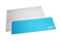 2023 ADINA Tischquerkalender XXL 42x13cm blau
