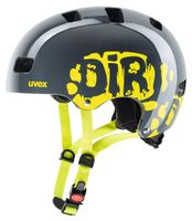 UVEX Bike-Helm kid 3 dirtbike grey-lime Größe L (55-58 cm)