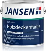 Jansen ISO HDF Holzdeckenfarbe weiß matt 5L