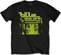 Billie Eilish - T-Shirt Logo für Herren/Damen Uni RO4029 (XXL) (Schwarz)