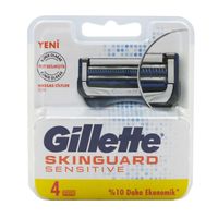 4 Gillette Skinguard Sensitive 4 Stück Rasierklingen Klingen in