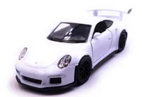 Onwomania Porsche GT3 RS Sportwagen Modellauto Auto Weiss Mst. 1:34