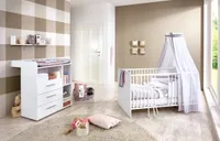 Babyzimmer-Sparset KIM 5 inkl. Babybett und Wickelkommode