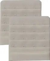 Skin Wrap Accessories BH Verlängerung 2er-Set BH Verschluss Erweiterung Bra Extender BH Verschluss Verlängerung 1er, 2er oder 3er Haken in Schwarz Weiß Haut