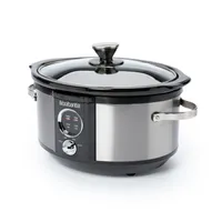 Brabantia BBEK1081 Slowcooker - 3,5 Liter - 180 Watt - Warmhaltefunktion - Keramische Innenpfanne