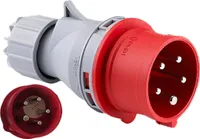 CEE Stecker mit Phasenwender 16A 5-polig IP44 400V Starkstrom
