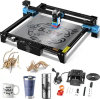 Twotrees TTS-55 Pro Maschine 20W: Hochleistungs-5,5W mit Air Assist Kit für 3D-Holzpuzzles und Schnittarbeiten, geeignet für Holz