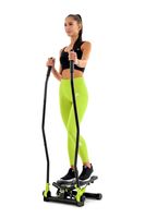 Hop-Sport Stepper HS-045S Slim, Swing Stepper mit LCD-Bildschirm, Stepper für Zuhause mit seitlichen Haltegriffen - platzsparend und stabil