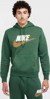 NIKE - nike club fleece men's pullover hoo - Hooded sportcasual heren - Groen