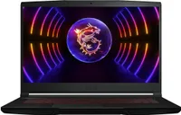 MSI Gaming GF63 12VE-029 Thin i5-12450H Notebook 39,6 cm (15.6" ) Full HD Intel® Core™ i5 16 GB DDR4-SDRAM 512 GB SSD NVIDIA GeForce RTX 4050 Wi-Fi 6 (802.11ax) Windows 11 Home Schwarz (0016R8-029)