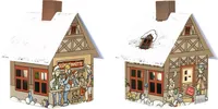 Crottendorfer Räucherhaus aus Metall - Glühweinhütte - für Räucherkerzen der Größe M - 2180
