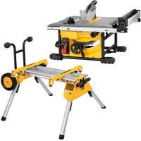 DeWALT Tischkreissäge mit Untergestell DWE7485RS-QS, Kreissäge, Tischsäge, Holzsäge - 1850W