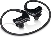 Lenco BTX-750BK - Spritzwasserfestes Bluetooth®-Kopfhörer mit MP3-Player - Schwarz