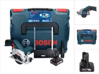 Bosch GKS 12V-26 Professional Akku Handkreissäge 12 V 85 mm + 1x Akku 6,0 Ah + L-Boxx - ohne Ladegerät