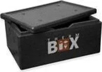 THERM BOX Styroporbox GN 40L Isolierbox Thermobox Warmhaltebox Kühlbox Thermobehälter Innen: 53,9x34x21,5cm Wiederverwendbar