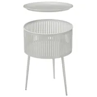 Runder Couchtisch mit Stauraum, Ø 40 cm