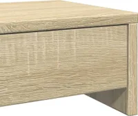 vidaXL Podstawa pod monitor z szufladami dąb sonoma 50x27x15 cm