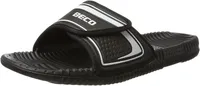 BECO Slipper, uni silber/schwarz silber/schwarz 46